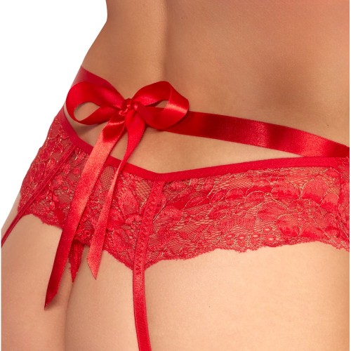 Conjunto Halter Rojo S/M para Estilo Seductor