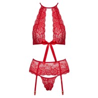 Conjunto Halter Rojo S/M para Estilo Seductor