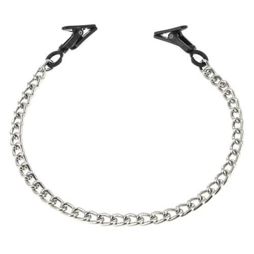 Small Nipple Clamps with Chain for Enhanced Pleasure