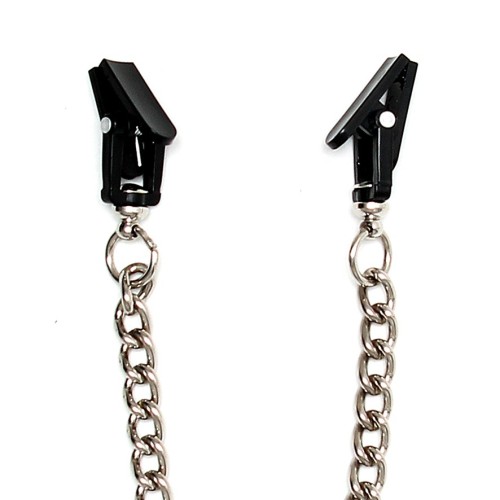 Small Nipple Clamps with Chain for Enhanced Pleasure