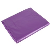 Purple Vinyl Orgy Bedsheets for Intimate Moments