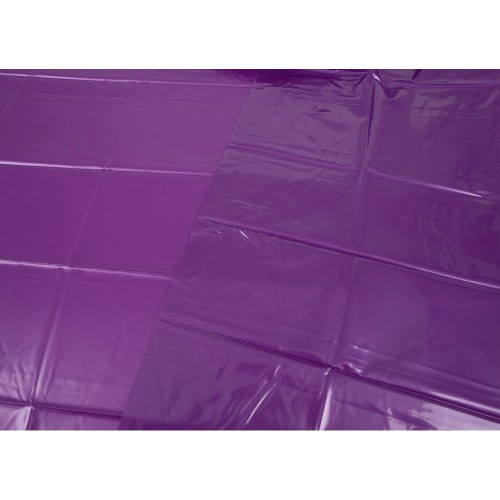 Purple Vinyl Orgy Bedsheets for Intimate Moments
