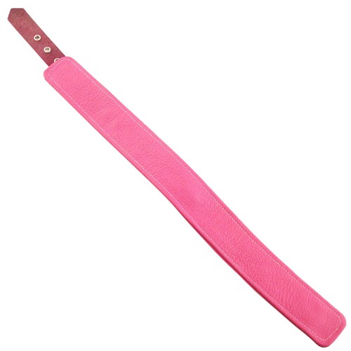 Rouge Pink Leather Collar