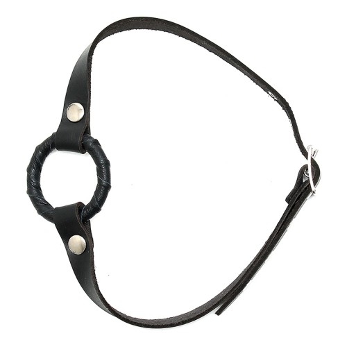 Gag de Cuero con Anillo para Juegos de Bondage