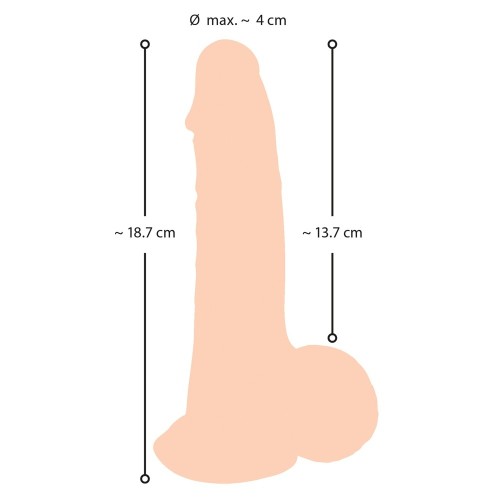 Nature Skin Dildo with Movable Skin - Realistic Pleasure