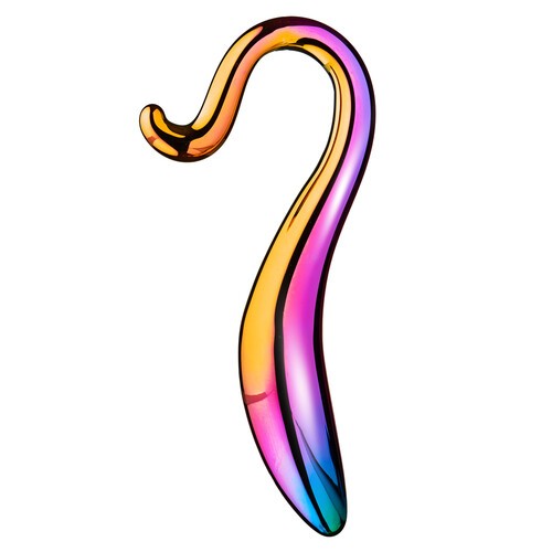 Glamour Glass Curved Dildo for Elegant Pleasure