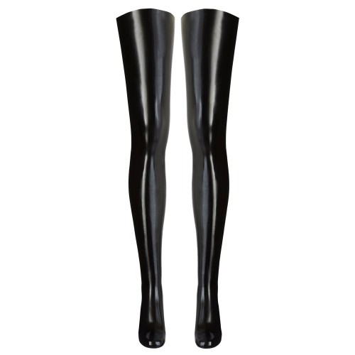 Medias Negras de Látex L/XL