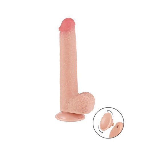 Dildo de Piel Deslizante y Flexible Lovetoy