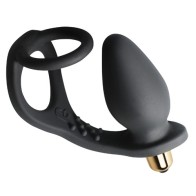Rocks Off 7 Speed RO-Zen Cock Ring And Anal Plug - Dual Stimulation