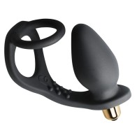 Rocks Off 7 Speed RO-Zen Cock Ring And Anal Plug - Dual Stimulation