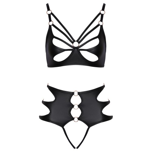 Crotchless Bondage Bra Set for Sensual Nights