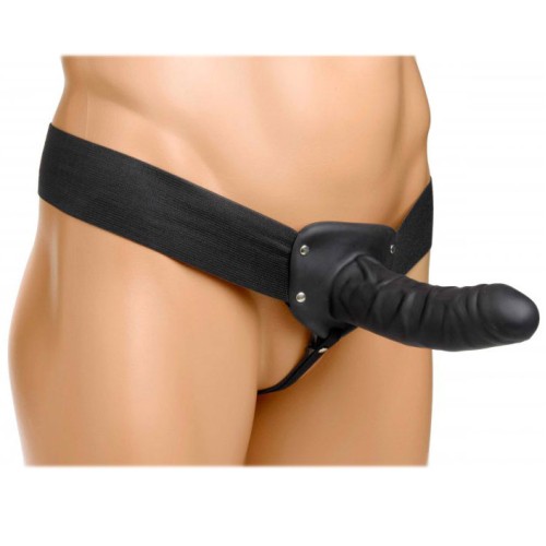 Dildo Hueco Strap-On Size Matters con Asistencia de Erección