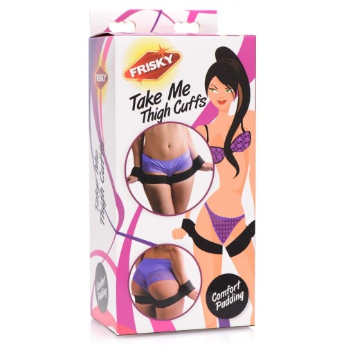 Frisky Take Me Thigh Cuffs for Intimate Fun