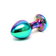 Melany Multi Coloured Glass Anal Dildo - Temperature Play
