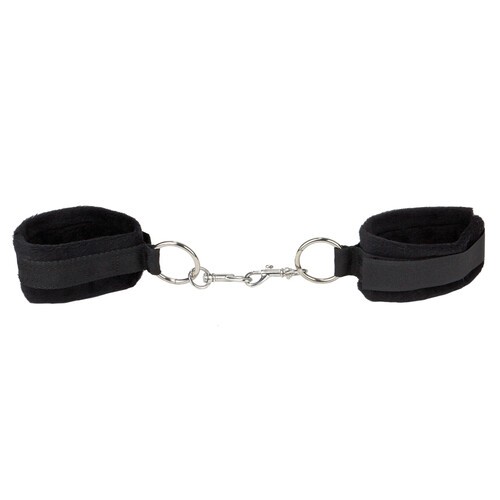 Adjustable Velcro Black Cuffs for Ultimate Bondage Fun