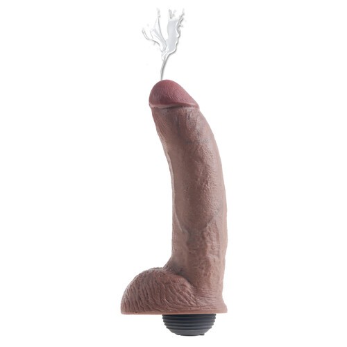 Pene Squirter King Cock de 9 Pulgadas con Testículos