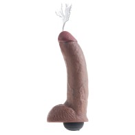 Pene Squirter King Cock de 9 Pulgadas con Testículos