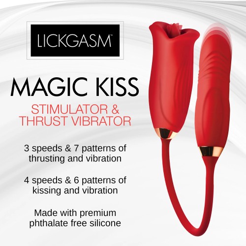 Vibrador de Beso Mágico Play Hard para Estimulación Clitoral y Olisquear para Sensaciones Extremas