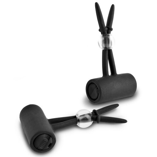 Fetish Fantasy Vibrating Silicone Nipple Lassos for Exciting Stimulation