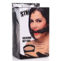 XR Strict Silicone Bit Gag for Pleasurable Restraint