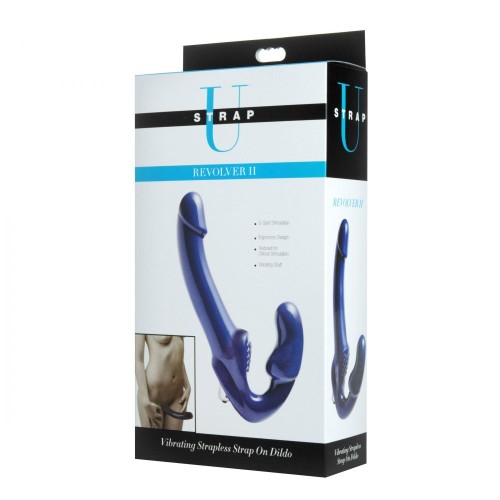 XR Revolver II Vibrating Strapless Dildo for Ultimate Pleasure