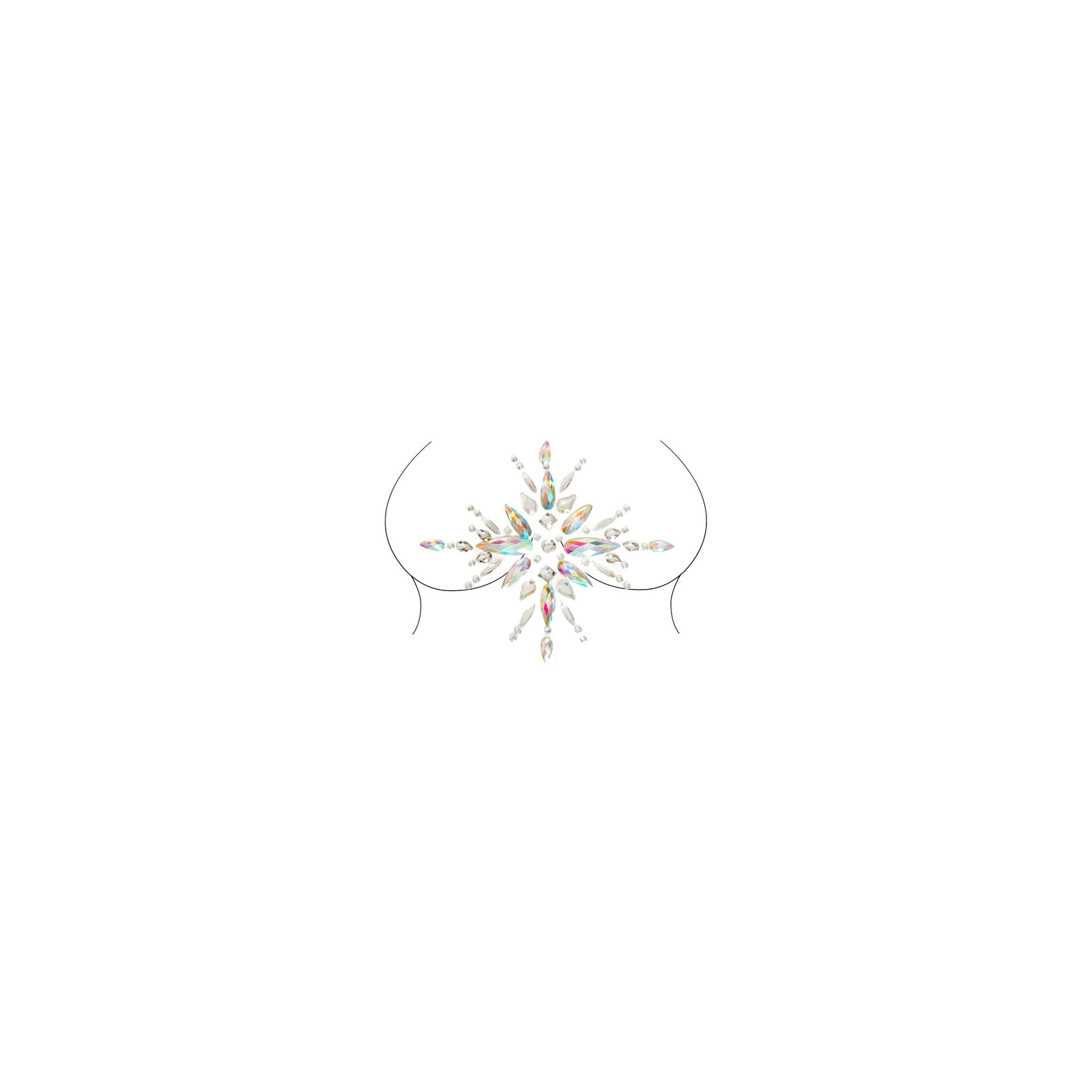 Soleil Body Jewels Sticker for Festivals and Events Soleil Body Jewels Sticker for Festivals and Events
