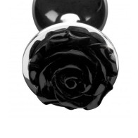 Plug Anal Rose Negro XR Booty Sparks Mediano