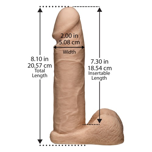 Vac-U-Lock Ultraskyn 8 Inch Realistic Cock Set