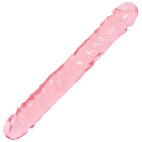 Doble Dong Crystal Jellies de 12 Pulgadas