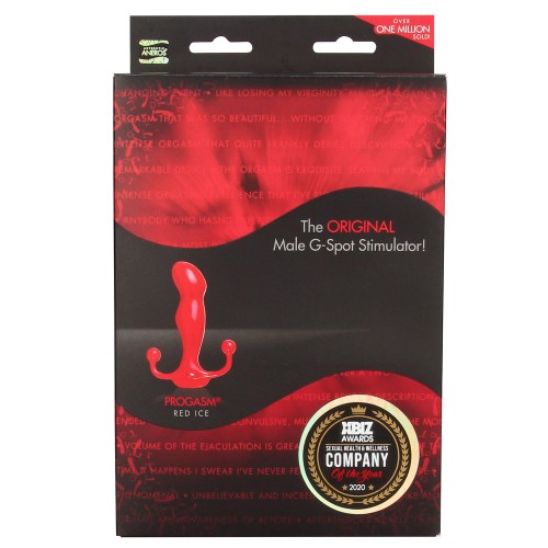Aneros Progasm Red Ice Prostate Massager for Ultimate Pleasure