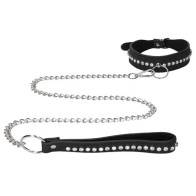 Ouch Diamond Studded Collar for Glamorous BDSM Play