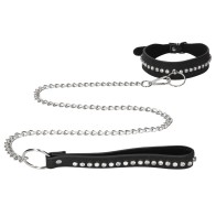 Ouch Diamond Studded Collar for Glamorous BDSM Play