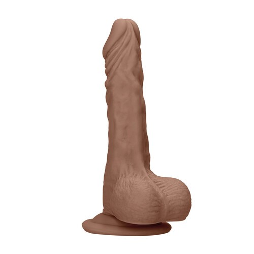RealRock 7 Inch Dong with Testicles - Lifelike Pleasure