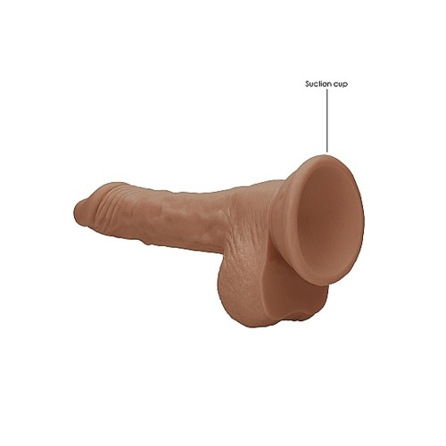 RealRock 7 Inch Dong with Testicles - Lifelike Pleasure