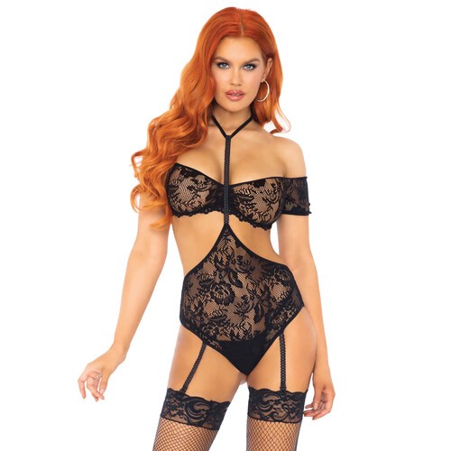 Leg Avenue Lace Bandeau and Teddy Set for Seductive Nights