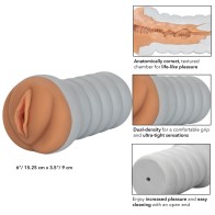 Gripper Ribbed Tight Pussy Masturbator for Ultimate Sensations