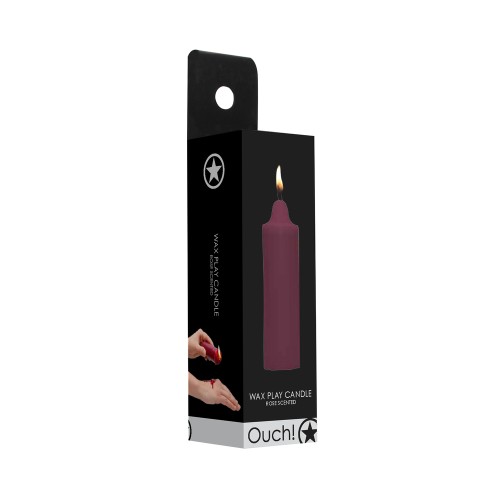 Ouch Rose Scented Wax Play Candle for Unique Sensations