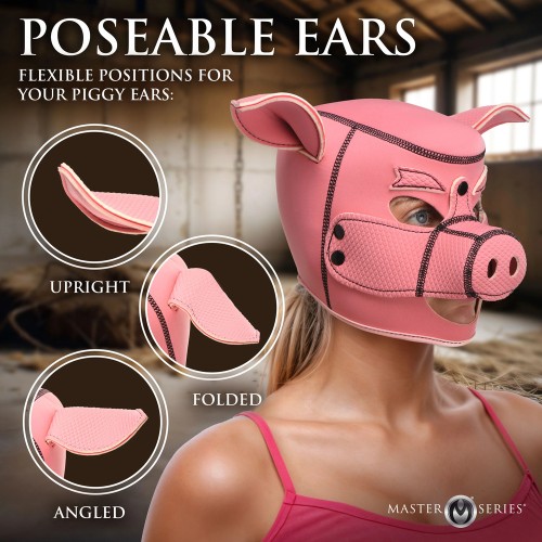 Capucha Neoprene Swine Master Series para Juego de Rol