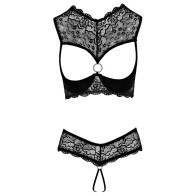 Cottelli Shelf Bra and String 85b/l