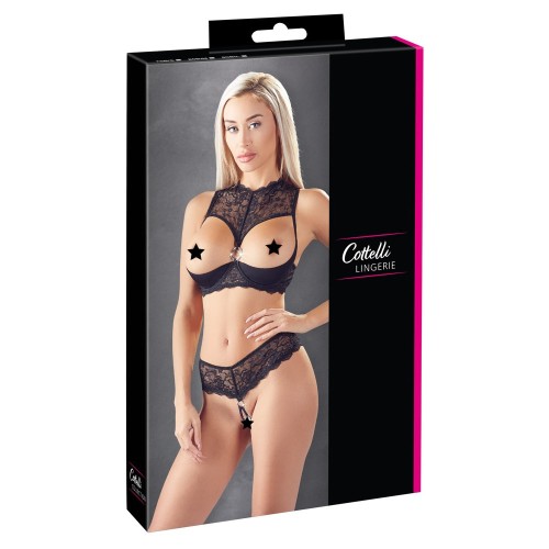 Cottelli Shelf Bra and String 85b/l