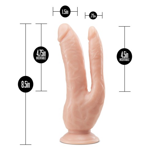 Dr. Skin Dual 8 Inch Dildo for Double Penetration Pleasure