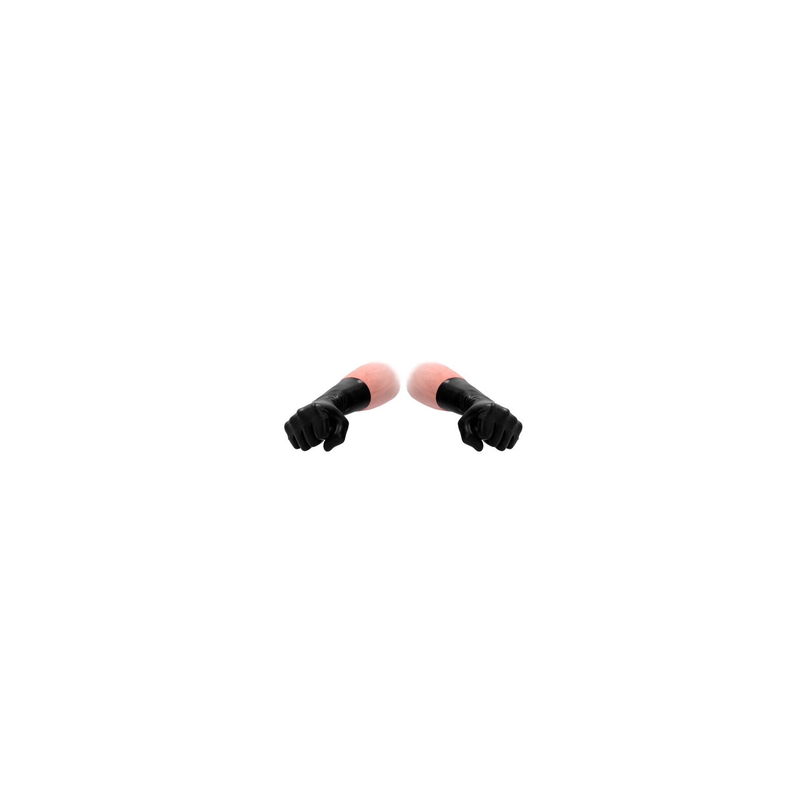 Fist It Black Latex Short Gloves for Hygiene