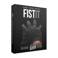 Fist It Black Textured Masturbation Glove for Heightened Pleasure