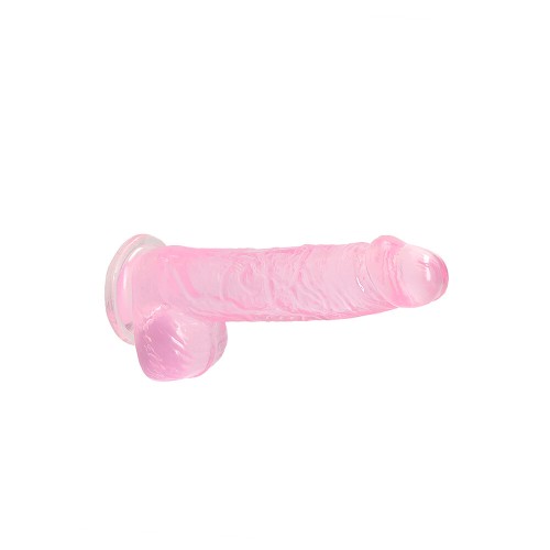 Get RealRock 6 Inch Crystal Clear Dildo for Realistic Pleasure