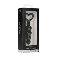 Ouch Silicone Anal Love Beads for Enhanced Pleasure