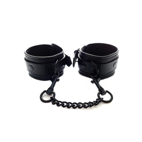 Esposas Negras Simples para Juego de Bondage Versátil