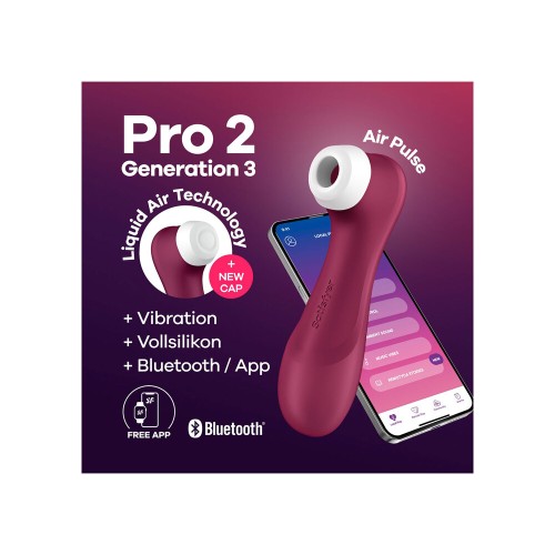 Satisfyer Pro 2 Generation 3 Air Pulse Vibrator with App