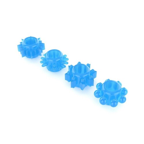 Set de Anillos para Pene que Brillan en la Oscuridad de Lovetoy - Placeres Emocionantes