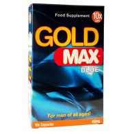 Gold MAX Blue Capsules for Enhanced Virility and Stamina
