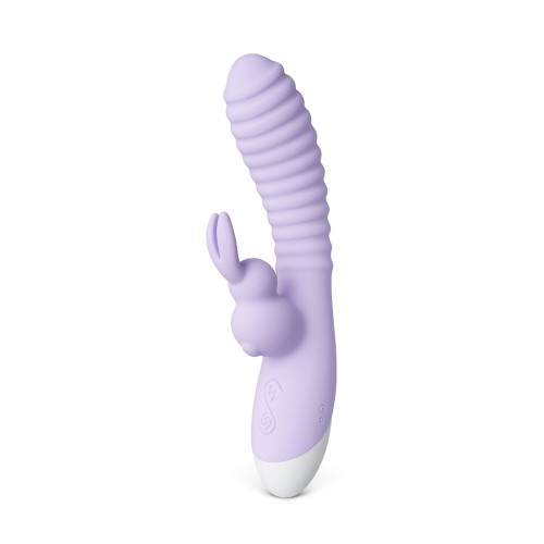 Rechargeable 12-Speed Purple Rabbit Vibrator